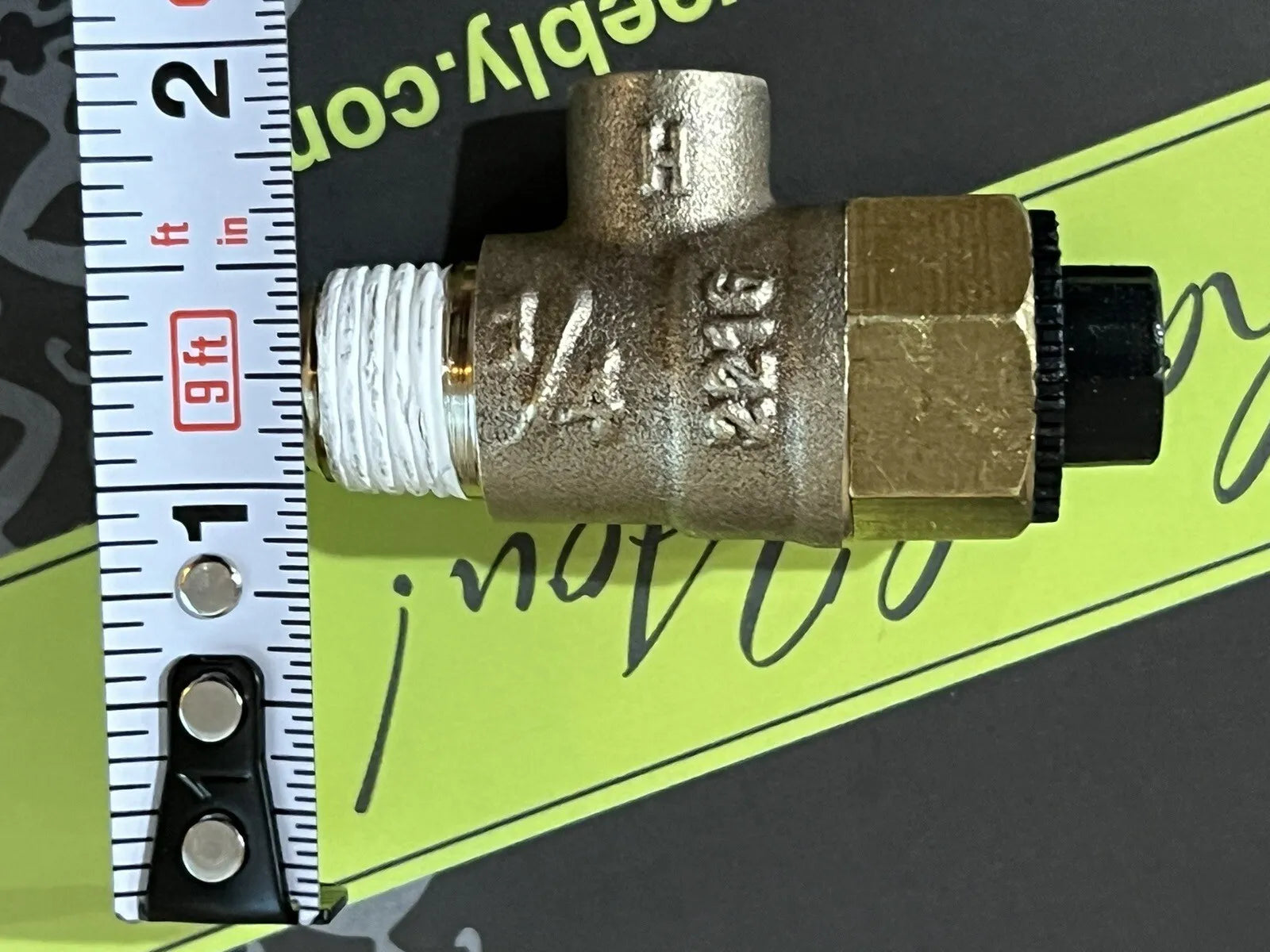 Febco 1/2 In. Bronze Pressure Vacuum Breaker Backflow Preventer, Quarter Turn Sh - Foto 7