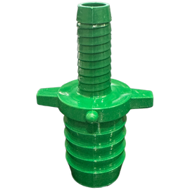 1/2" Barb x 3/4" Barb PVC Insert Tool-Free Fitting for Poly Irrigation Sprinkler Pipe Green