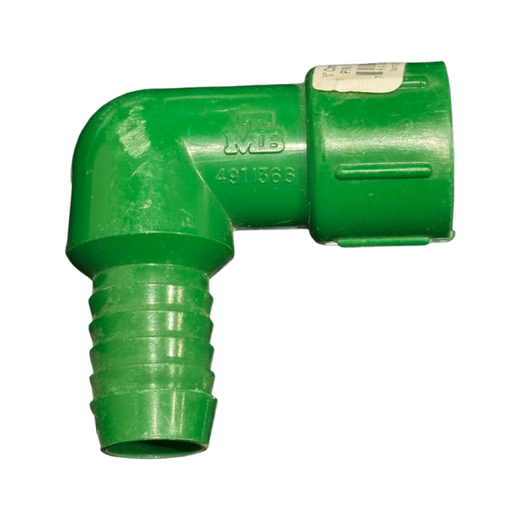 3/4" Barb x 1/2" FNPT 3/4" Combo PVC Elbow 90 Degree Fitting for Poly Irrigation Sprinkler Pipe Green
