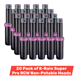 K-Rain SuperPro RCW 4 in Rotor Sprinkler Heads Non-Potable Case of 20