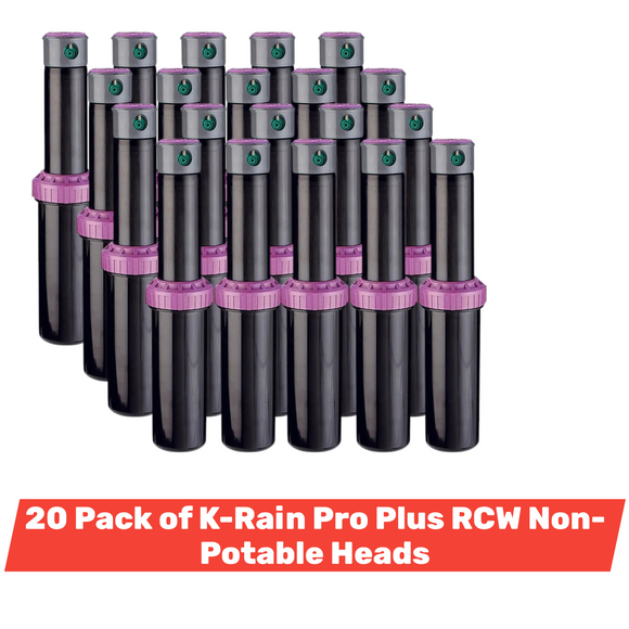 K-Rain Pro Plus RCW 4 in Rotor Sprinkler Heads Non-Potable Case of 20