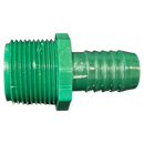 3/4" Barb x 1" MNPT PVC Insert Reducer Adapter Fitting for Poly Irrigation Sprinkler Pipe Green-2