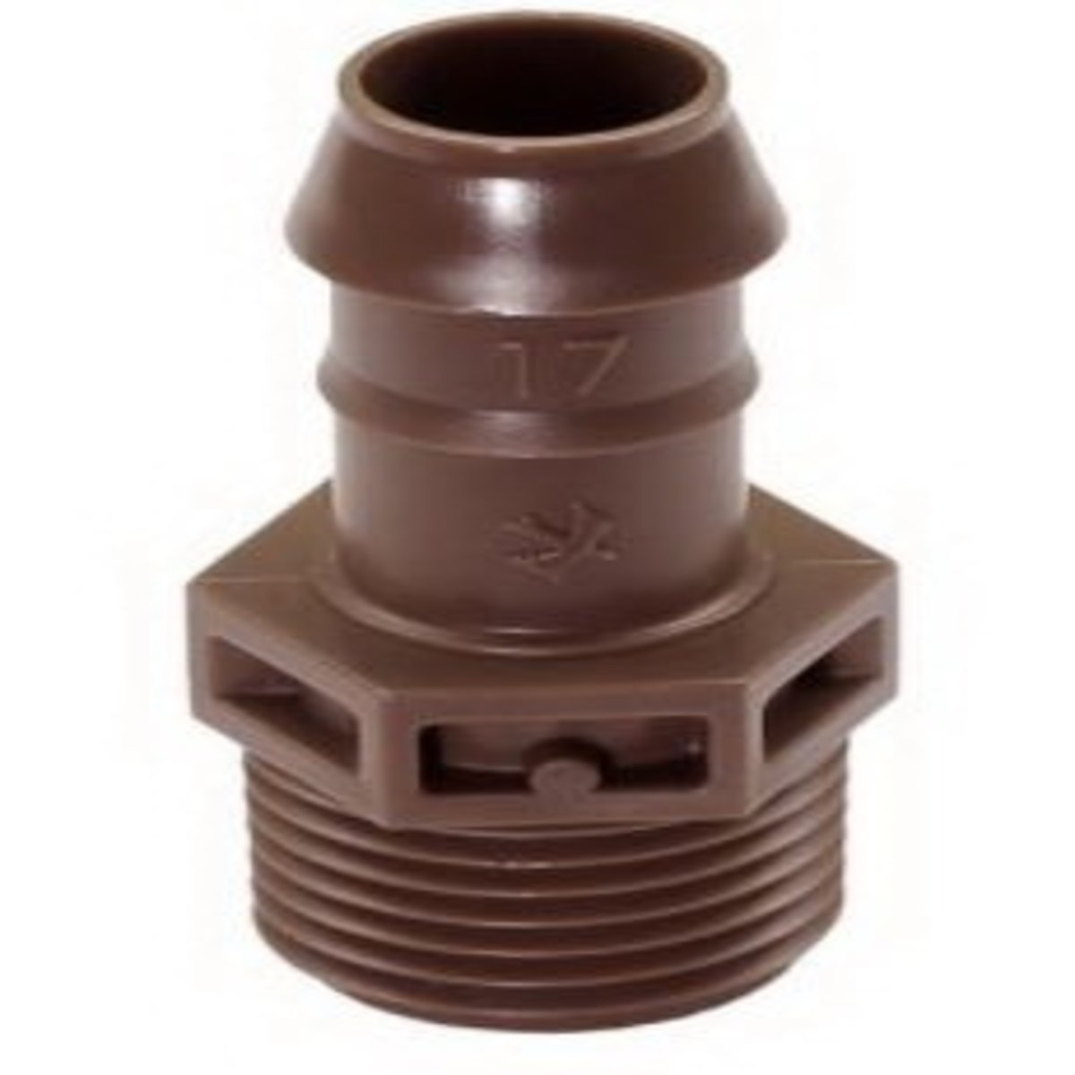 Pack of 20 Tempo FIMA1750 1/2” MIPT Adapter x 17 mm Insert Barb Drip Irrigation
