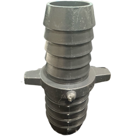 7/8" Barb x 1" Barb PVC Insert Fitting Reducer Coupling for Poly Irrigation Sprinkler Pipe Dark Gray