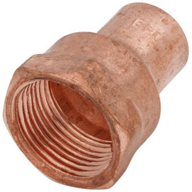 Elkhart Products 648808 3/4" x 1" Copper x Female Adapter