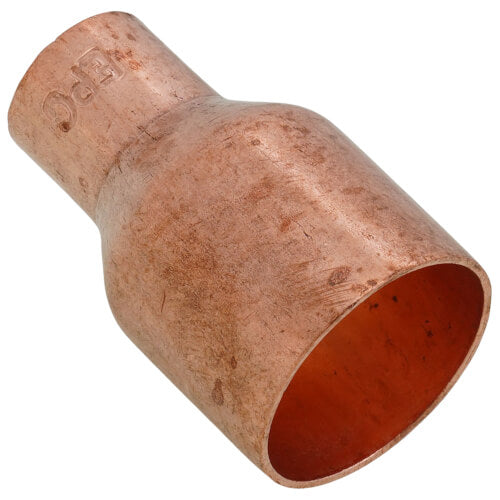 30738 1" x 1/2" C x C End Style Solder Reducing Copper Coupling With Stop