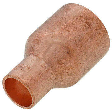 30738 1" x 1/2" C x C End Style Solder Reducing Copper Coupling With Stop - 0