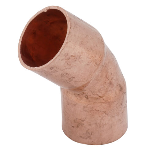 31096 1/2" Copper x Copper End Style Solder 45° Degree Elbow