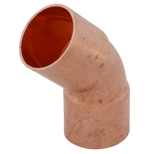 31106 3/4" Copper x Copper End Style Solder 45° Degree Elbow