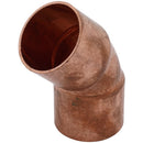 31120 1" Copper x Copper End Style Solder 45° Degree Elbow-3