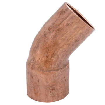 31206 1" Fitting x Copper End Style Solder 45° Degree Elbow - 0