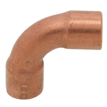 31676 1/2" Copper x Copper End Style Solder 90° Degree Elbow - 0