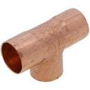 32700 1/2" C x C x C Solder Tube Copper Tee-2