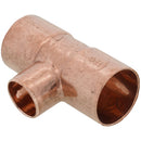 32774 3/4" × 3/4" × 1/2" C x C x C Solder Tube Reducing Copper Tee-1