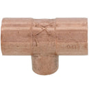 32774 3/4" × 3/4" × 1/2" C x C x C Solder Tube Reducing Copper Tee-3