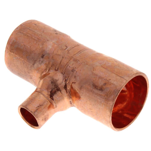 Elkhart 10032778 3/4" x 3/4" x 1/4" Copper x Copper x Copper Reducing Tee