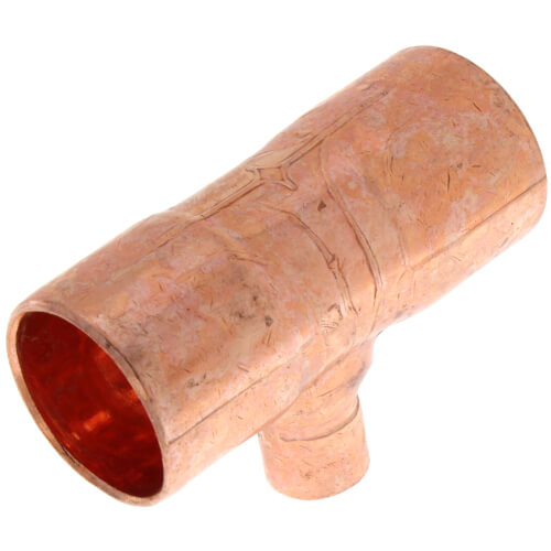 Elkhart 10032778 3/4" x 3/4" x 1/4" Copper x Copper x Copper Reducing Tee