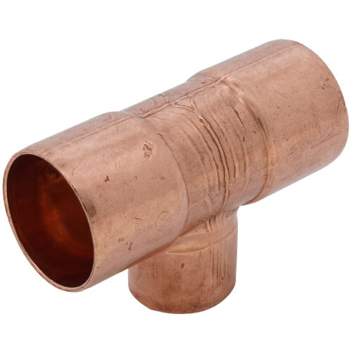 32824 1" x 1" x 3/4" C x C x C Solder Tube Reducing Copper Tee