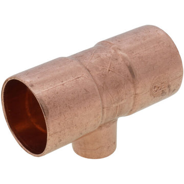 32828 1" x 1" x 1/2" C x C x C Solder Tube Reducing Copper Tee - 0