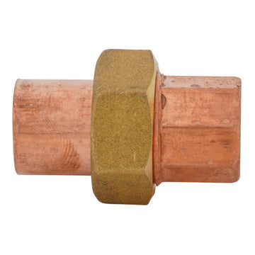 33580 1/2" Solder Tube Copper Union - 0