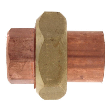 33584 1" Solder Tube Copper Union - 0