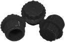 Irrigation Pro Test Cock Dust Caps 1/4" Male NPT, 5 Pack Black Replacement Test Port Caps for Pressure Vacuum Breakers, RPZ & Double Check Assemblies (DCA)-3