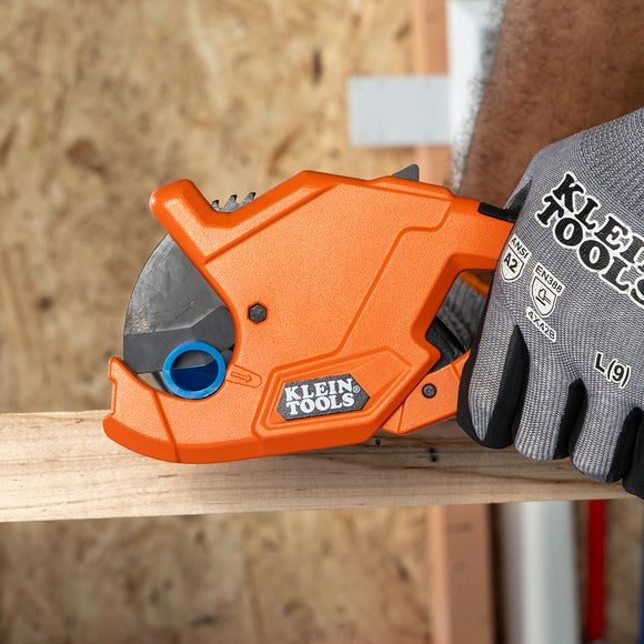 Klein Tools 1-1/4-Inch Ratcheting PVC Pipe Cutter