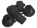 Irrigation Pro Test Cock Dust Caps 1/4" Male NPT, 5 Pack Black Replacement Test Port Caps for Pressure Vacuum Breakers, RPZ & Double Check Assemblies (DCA)-2