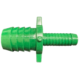 1/2" Barb x 3/4" Barb PVC Insert Tool-Free Fitting for Poly Irrigation Sprinkler Pipe Green - 0