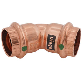 Viega 77023 3/4" ProPress Copper 45° Degree Elbow (PxP) Professional Plumbing
