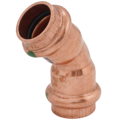 77607 1/2" x 1/2" ProPress x ProPress Copper 45° Degree Elbow