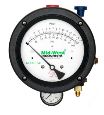 Mid-West Instrument 845-2 (2 Valve Backflow Test Kit)