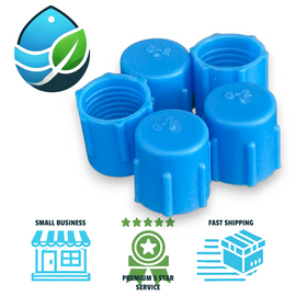 Irrigation Pro Test Cock Dust Caps 1/4" Female FPT, 5 Pack, Replacement Test Flare Port Caps for Pressure Vacuum Breakers, RPZ & Double Check Assemblies (DCA)