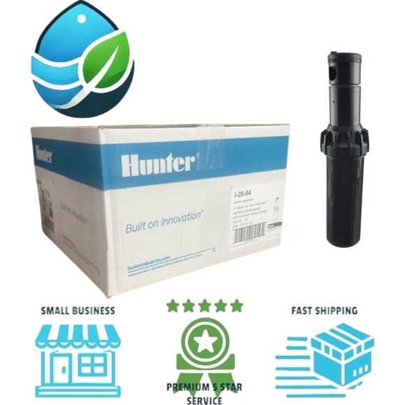 Hunter I-20-04 4" Gear Drive Rotor Sprinkler with Check Valve, Box Case of 20