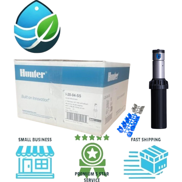 Hunter I-20-SS-04 4" Stainless Steel Rotor Irrigation Sprinklers, Box Case of 20