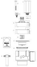 Hunter PGV100A Angle Valve, 1" FNPT Pro Plastic 150-1000 kPa, No Flow Control-2