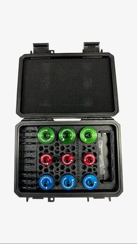 Arbiter QT200A Aluminum Quick Connect Set of 9 with Case & Holder - 0