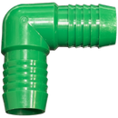 1" Barb PVC Elbow Fitting for Poly Irrigation Sprinkler Pipe Green-1