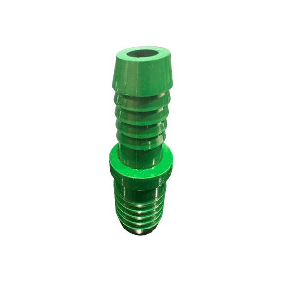 1/2" Barb x 3/4" Barb PVC Insert Reducer Adapter Fitting for Poly Irrigation Sprinkler Pipe Green