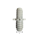 7/8" Barb x 1" Barb PVC Insert Tool-Free Reducer Adapter Fitting for Poly Irrigation Sprinkler Pipe Light Gray-3