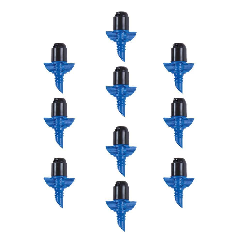 DIG 110B 90 Degree Drip Spray Jet (10 Pack), Black/Blue