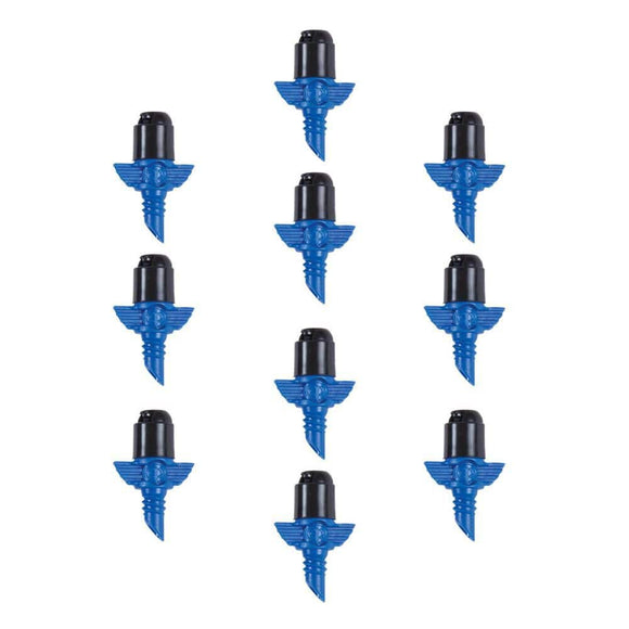 DIG 110B 90 Degree Drip Spray Jet (10 Pack), Black/Blue