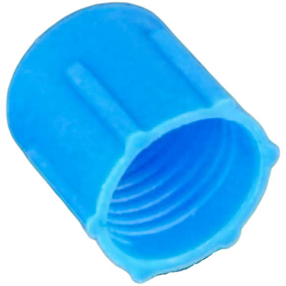 Irrigation Pro Test Cock Dust Caps 1/4" Female FPT, 5 Pack, Replacement Test Flare Port Caps for Pressure Vacuum Breakers, RPZ & Double Check Assemblies (DCA)