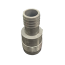 1 1/4" Barb x 2" Barb PVC Insert Fitting Reducer Adapter for Poly Irrigation Sprinkler Pipe Light Gray-1