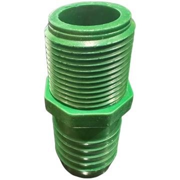 3/4" MPT x 3/4" Barb PVC Insert Adapter Fitting for Poly Irrigation Sprinkler Pipe Green