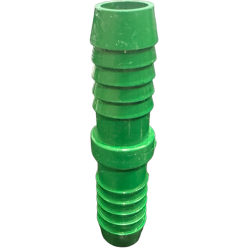 1/2" Barb PVC Coupling Fitting for Poly Irrigation Sprinkler Pipe Green