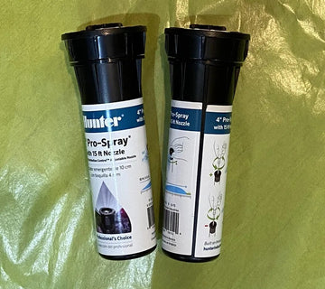 (2) Hunter 4" Pro-Spray with 15 ft Nozzle - Lawn Sprinkler 15A Nozzle - 0