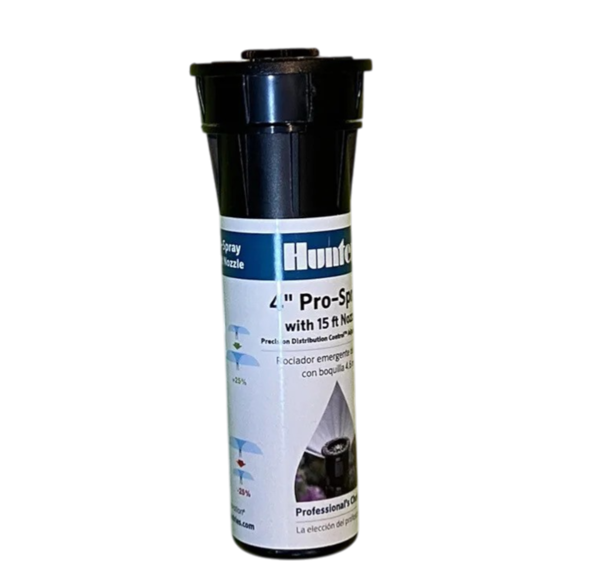 (1) Hunter 4" Pro-Spray with 15 ft Nozzle - Lawn Sprinkler 15A Nozzle