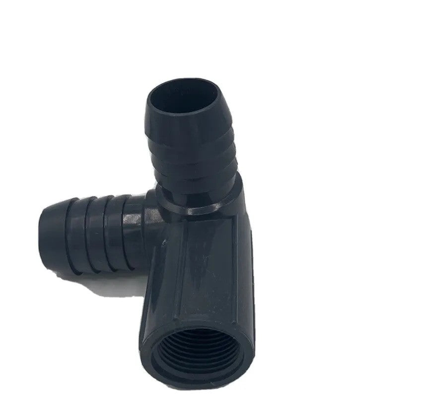 1 in. x 1 in. Grey Dual Threaded Reducing 90 Degree Side Outlet Insert Elbow