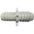 7/8" Barb x 1" Barb PVC Insert Tool-Free Reducer Adapter Fitting for Poly Irrigation Sprinkler Pipe Light Gray-2